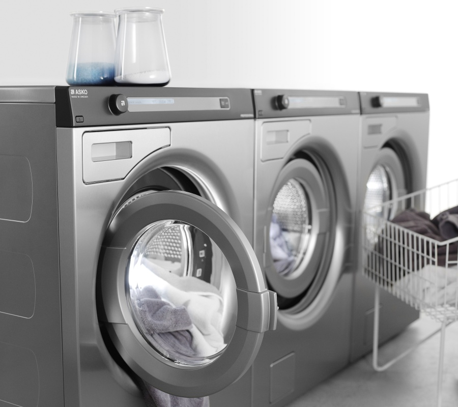 Slaapzaal bladzijde Hoop van Professionele wasmachine 6 kg - Goud Laundry